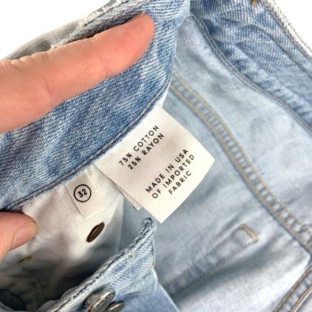 GRLFRND Carla Jeans Raw Hem Light Wash READ - Picture 6 of 7